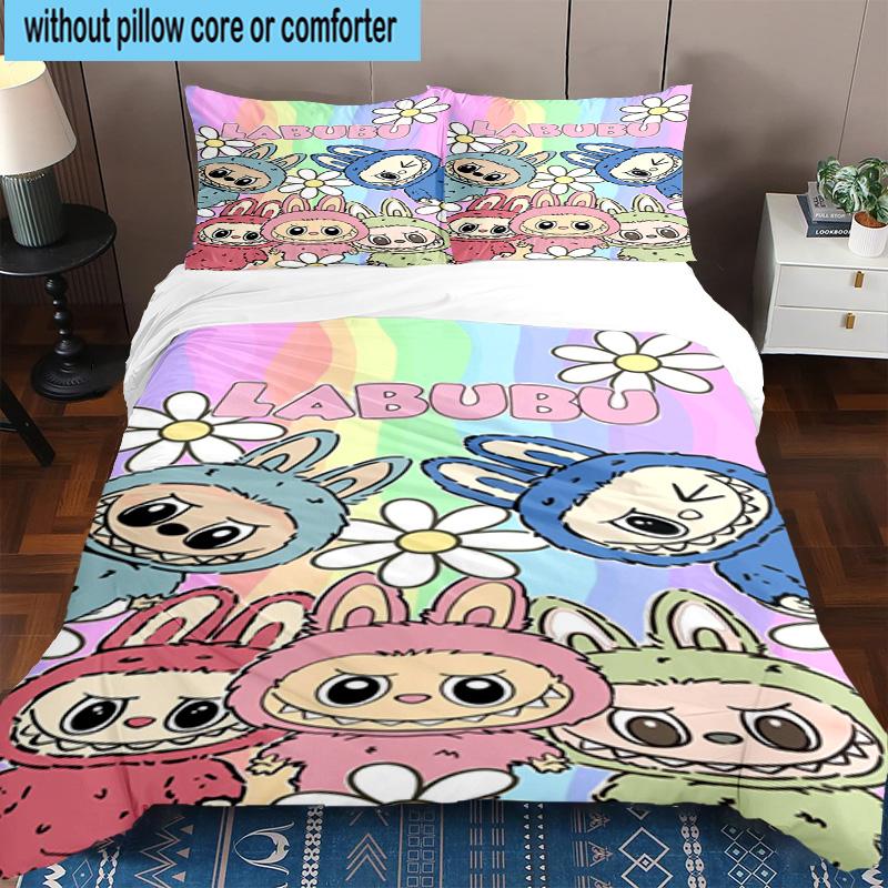 3PCS Bunny Costume Adventure 3pcs Bedding,Including 3PCS Duvet Cover And 2pcs Pillowcases Perfect for Christmas,Ideal for Bedroom, Dormitory