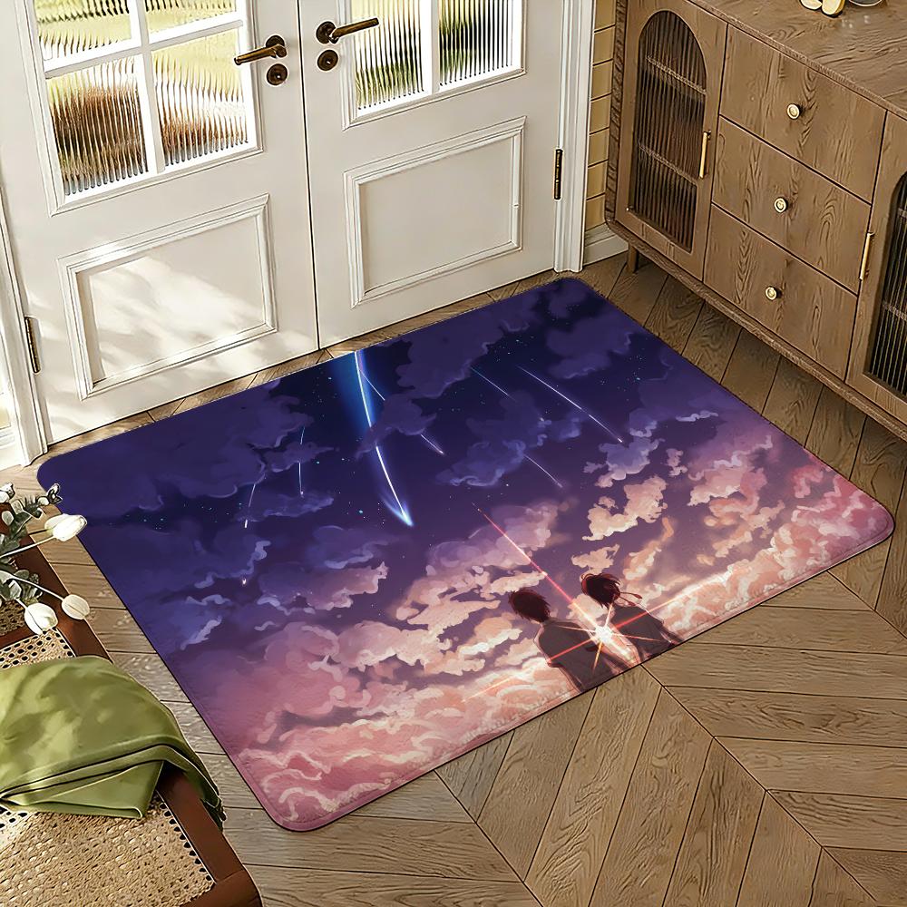 Your Name Floor Mat Soft Thickened Absorbent Non-Slip Bedroom Living Room Door Mat Home Decor Flannel Rugs
