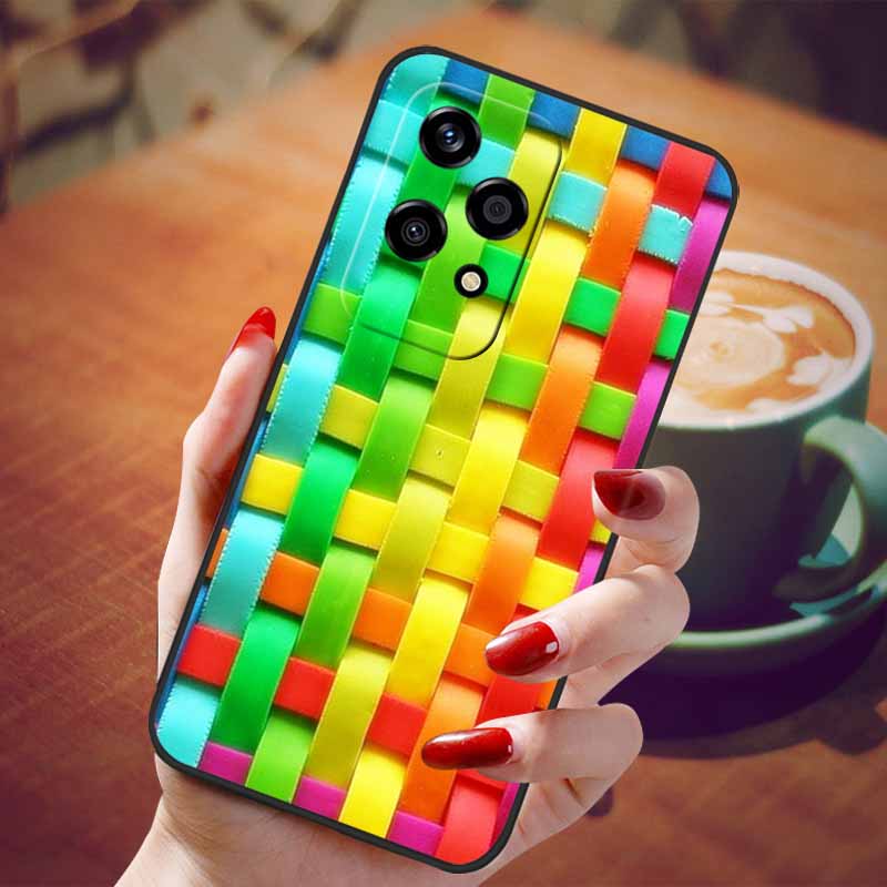 For Honor 200 Lite Case Soft Silicone Fashion Marble TPU Phone Cases for Honor200 Lite 200Lite Cover Capa 6.7'' Shockproof Shell