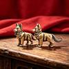 1Pcs Mini Brass Animal Retro Figurine Tiny Vintage Statue for Desktop Micro Landscape Home Office Decor