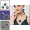 Topaz Blue Pendant Sky Earrings Set  Sterling Jewelry  Ring Earring