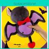 Bat Bow Cute Plush Toys Animal Doll Bedroom Decoration Halloween Gifts Kids