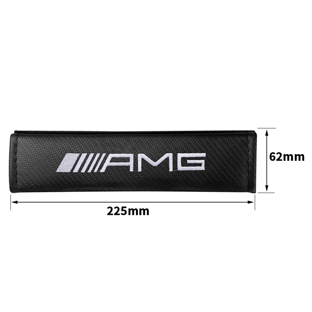 EKR2 Car Seat Belt Cushion Strap Shoulder Protector Pad Mat For Mercedes Benz AMG A B C E G CLASS CLA W211 W203 W204 W210 W124 W205