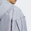 adidas Solid Color Logo Casual Sports Jacket Women Outerwear Gray IZ3167