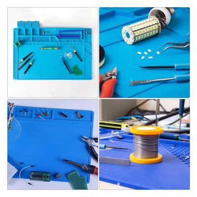 Magnetische S150 Hitzebeständige Matte Großes Silikon Lötpad für Elektronik Reparatur Arbeitsplatz Antistatisches Pad