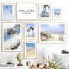 Ocean Beach Car Palm Tree Bird Seascape Wall Art Canvas Painting Nordic Posters And Prints Wall Pictures For Living Room Decor