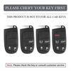 Metal Leather Car Key Case Cover Shell For Jeep Commander Compass Gladiator Wagoneer Grand Cherokee Wrangler JK Renegade Patriot