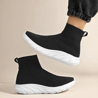Kadın Makosen Loafer Günlük Giymelik Slip-on Yüksek Bilekli Yürüyüş Ayakkabıları Yaz Erkek Slip-on'lar Hafif Çorap Ayakkabıları Erkek Çocuk için Büyük Beden 36-46