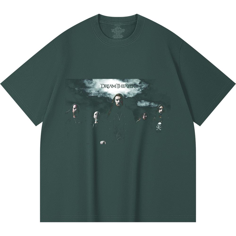 230 g/m² 100% Baumwolle Heavy Metal T-Shirt Rockband Beliebte Musik Druck Unisex Schweres Baumwoll-T-Shirt