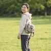 National Style Embroidery Double Shoulder Bag, Women's Small Bag, Hand-held and Cross-body Bag, Retro and Artistic Backpack