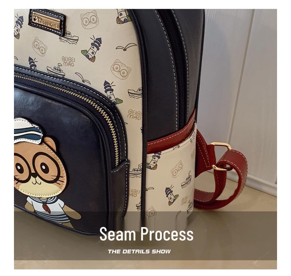 Vielseitiger Reiserucksack mit großem Fassungsvermögen - Modische Damenhandtasche im koreanischen Stil