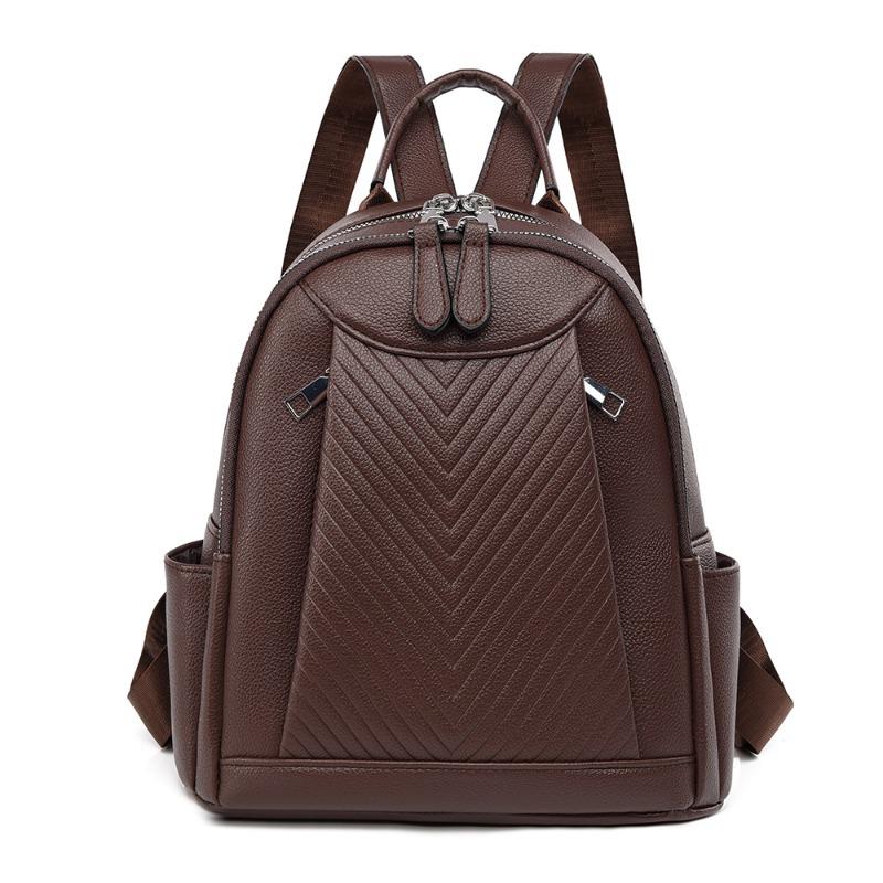 New Simple Temperament Backpack Women's Large Capacity Commuter Leisure Travel Backpack Tide Backpack Women