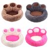Lovely Paw Shape Dog Cats Pet Cushion Bed Warm Plush Soft Nests Kennel