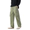 Mountain overalls boys spring and autumn new American trendy brand wide-leg pants loose straight large size casual pants