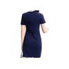 New FILA ORIGINALE Short Sleeved Dress Women's Dark Silent Blue DB F51W529313F-DB