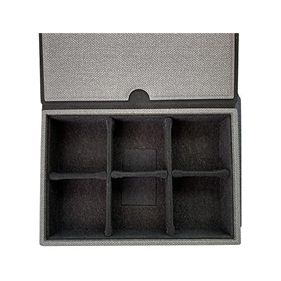 MITER Carrying Case DAP + Earphone Earphone Storage, Carrying Case Cover for Digital Audio Player and IEM Earphones (6 Earphone Storage-Blue)