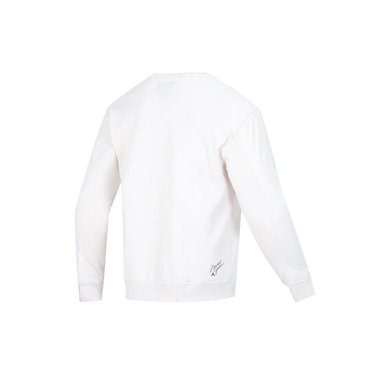 Jordan Flt Mvp Gfx Flc Crew Sweatshirts Men's White Crew Neck Moderate Regular DV7589-030