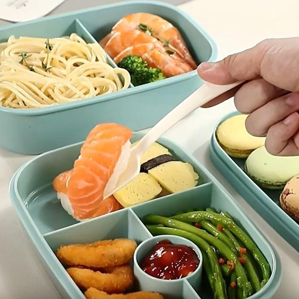 Leak-Proof Lunch Container 3 Layer Salad Box Microwavable Food Storage Box  Worker