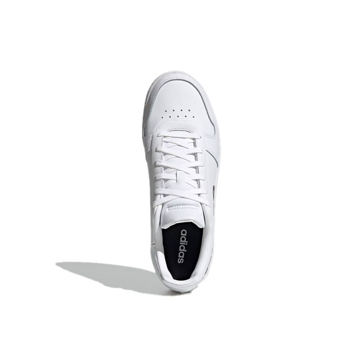 Adidas Neo Hoops 2.0 Non-Slip Durable Low-Top Retro Basketball Shoes Unisex Sneakers White Black GZ9118