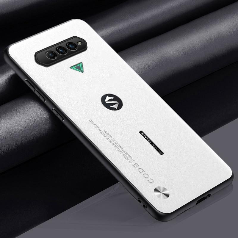 Luxury PU Leather Case For Xiaomi Black Shark 4 Pro Matte Cover Silicone Protection Phone Case For BlackShark 4 Pro 4Pro Coque