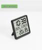 Ultra-thin Indoor Multifunctional Alarm Clock with Thermometer and Magnetic Attachment #3702