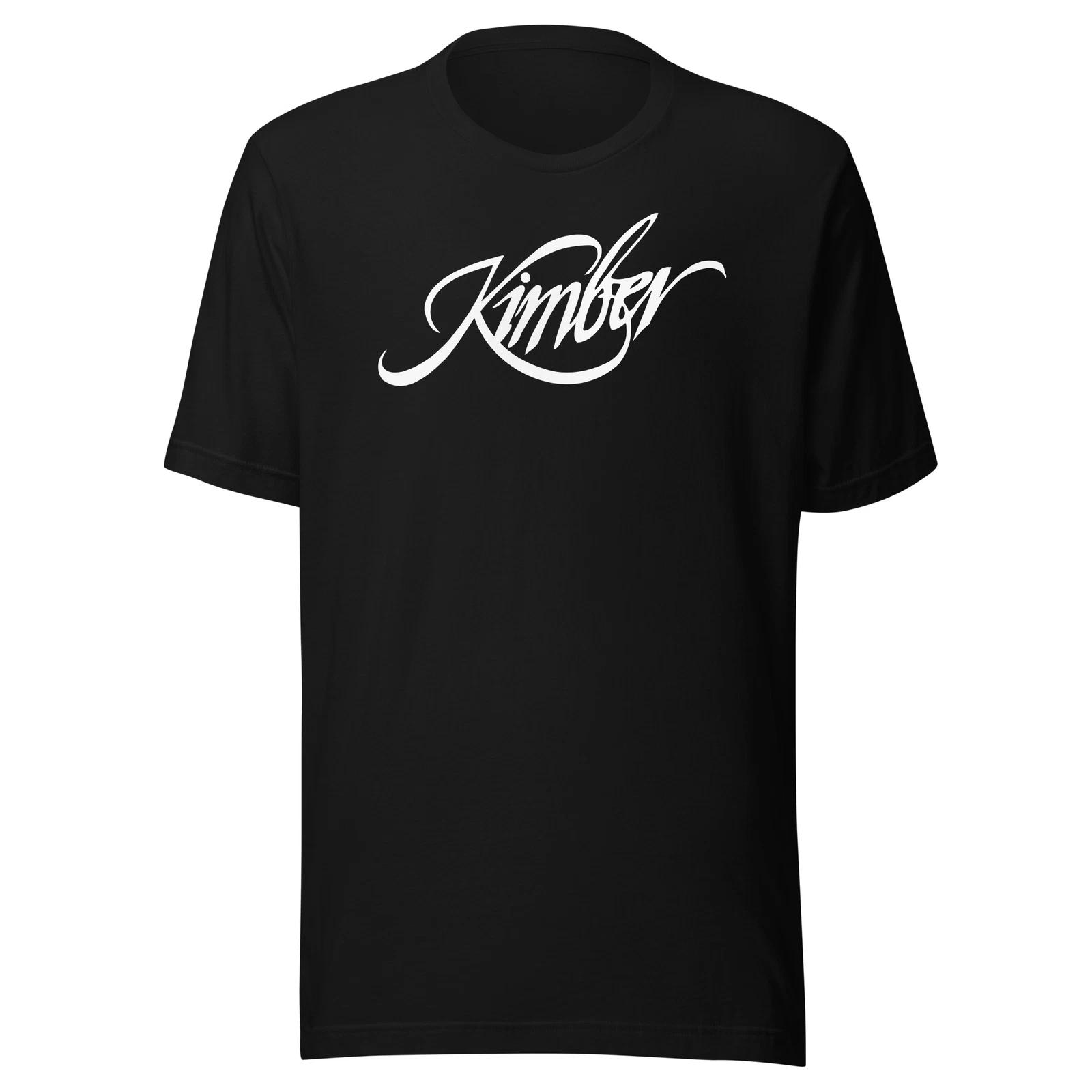 Men s and Women s T-shirts Kimber Guns Military Logo T-shirt Men & Women S-5XL Black & Navy M