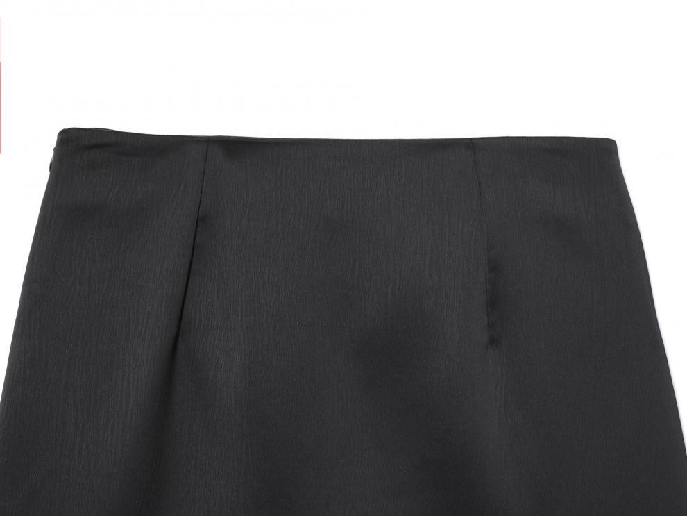 European & American Style Women's Skort with Lace Hem - Versatile Fashion for a Chic Look