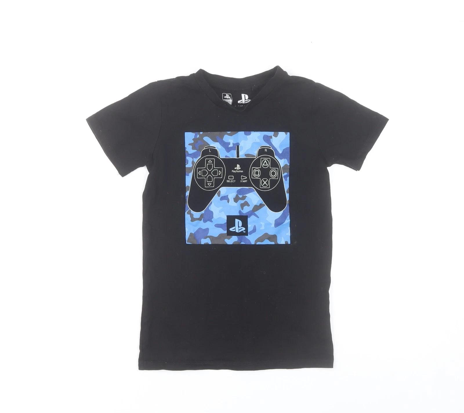 

PlayStation Boys Black 7-8 Years Cotton Graphic T-Shirt 100