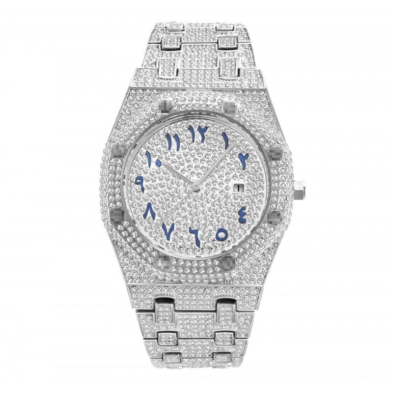 MISSFOX Mens Luxury Quartz Watch Dial Butterfly Clock Fashion Wristwatch Daily Wear