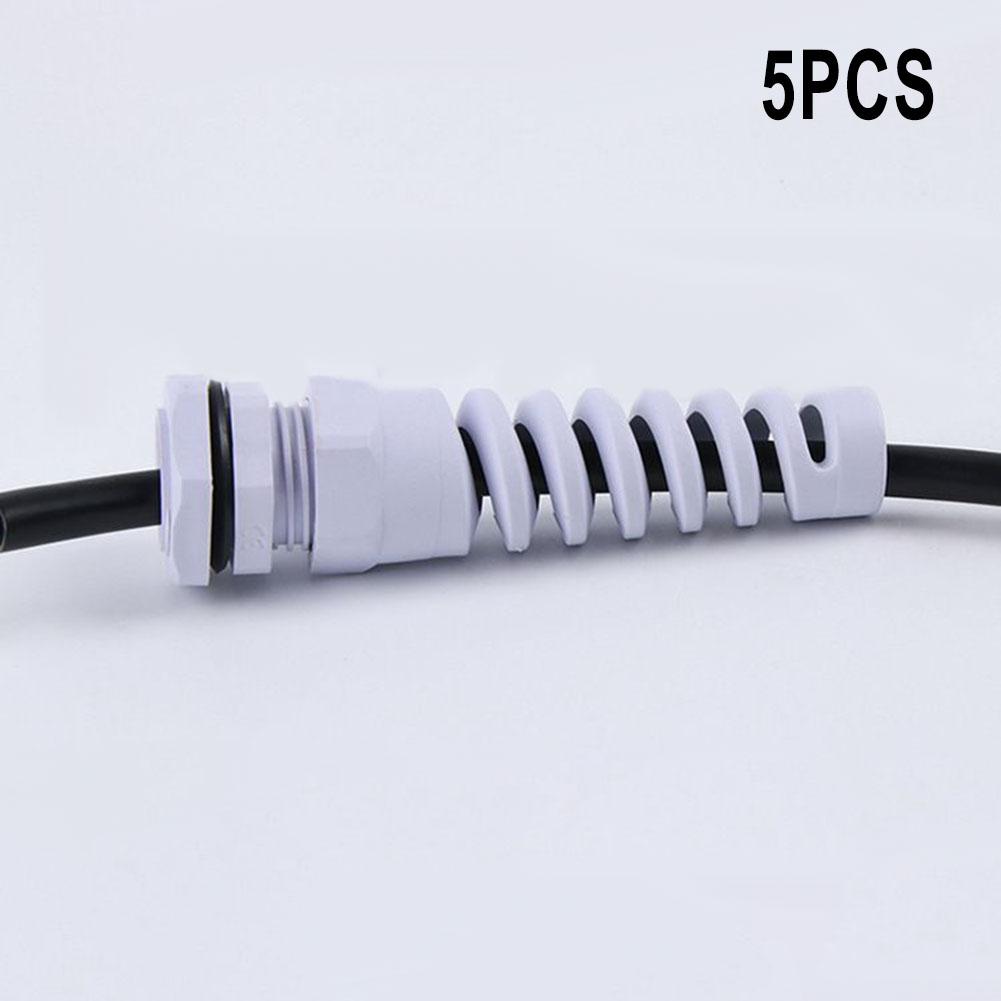 Innovative Spiral Strain Relief Protector for Cable Gland Set of 5