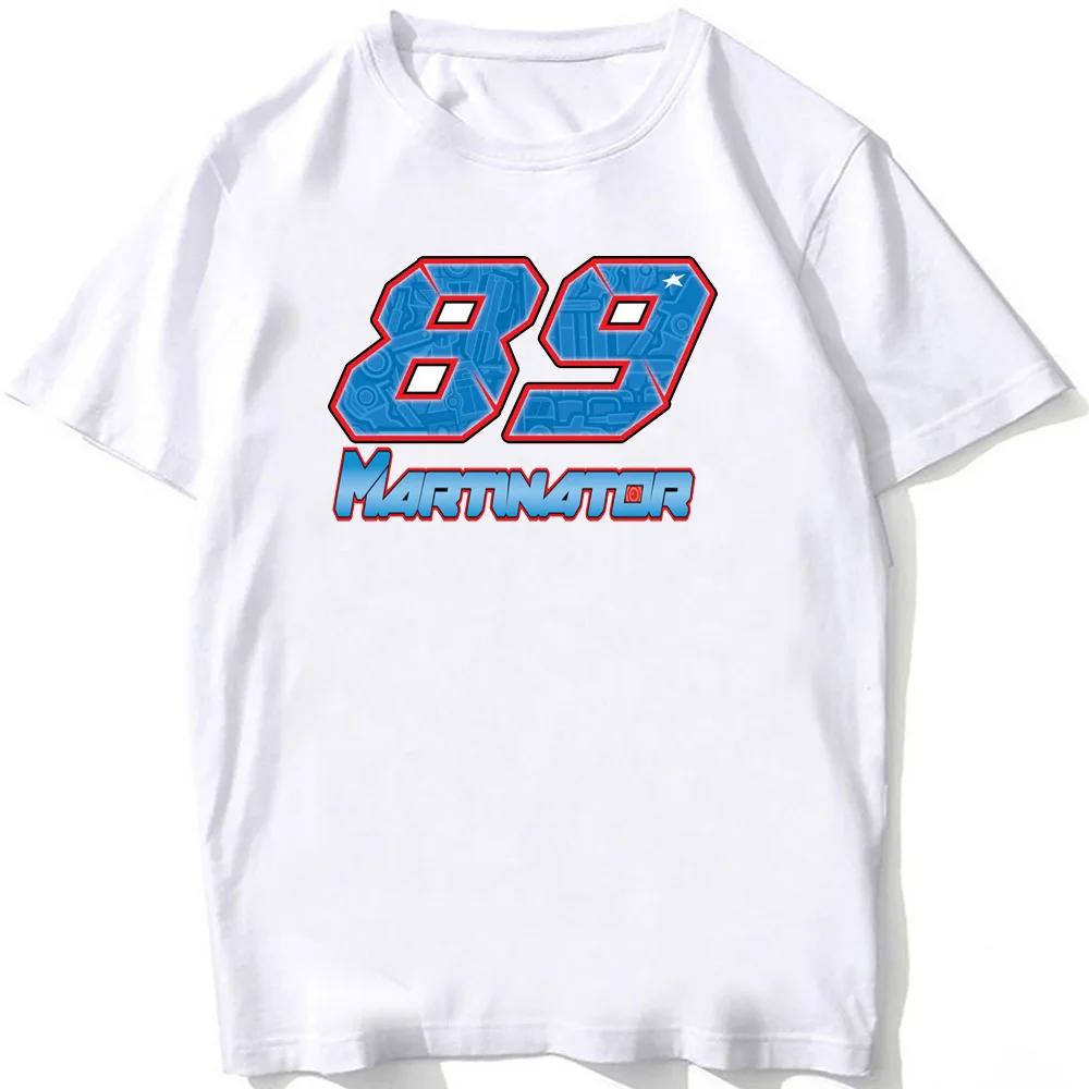 Jorge Martinator 89 GP Race Ride Fans T-Shirt New Summer Men Short Sleeve Sport Boy Casual Tees Motorcycle Riding  White Tops