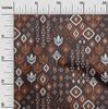 oneOone Cotton Flex Fabric Block & Geometric Ikat Print Fabric By The Yard 40 Inch