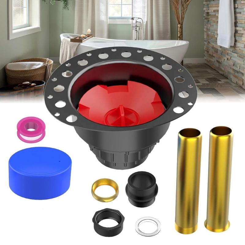 Bathtub Drain Rough Set Easy Installation Drain Systems Bath Drain Set Suitable for Freestanding Bath Installations