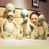 Creative Alien Plush Pillow Funny Doll Prank Toy Soft Crystal Plush Birthday Gift