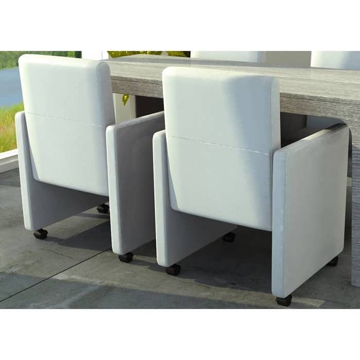 White Swivel Chair (pack of 2) 60347