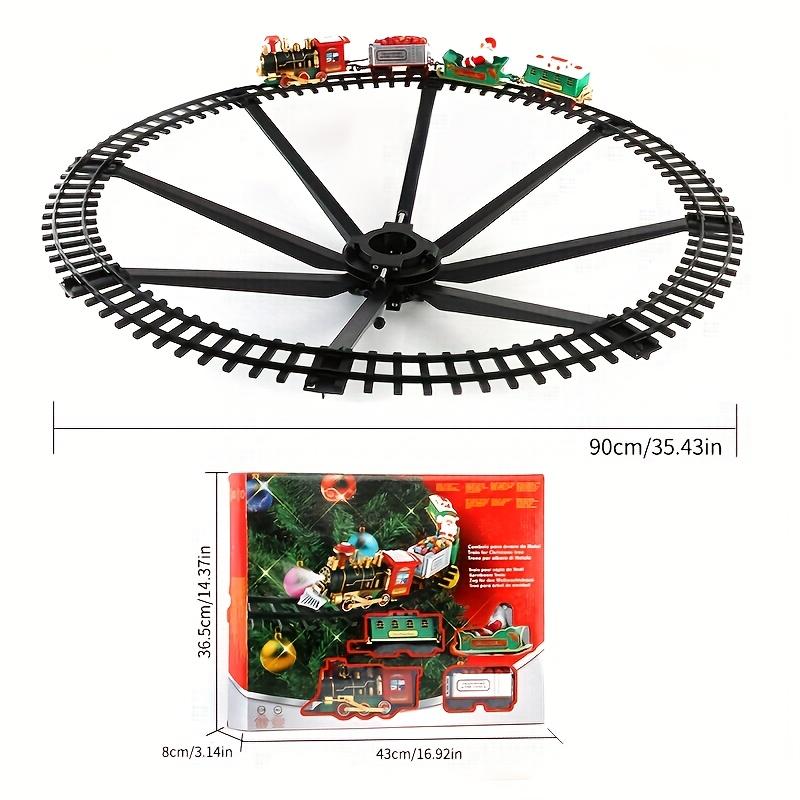 Weihnachtsgeschenk elektrische Zug Spielzeug, Weihnachtsatmosphäre Szene Dekoration, kann Halloween hängen, Weihnachtsgeschenk
