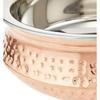 Hospitality Heavy Duty Stainless Steel Copper Base Handi, Multipurpose Food Serveware, Tableware, Copper Serving Bowl, 500ml (Pack of 1Pc)