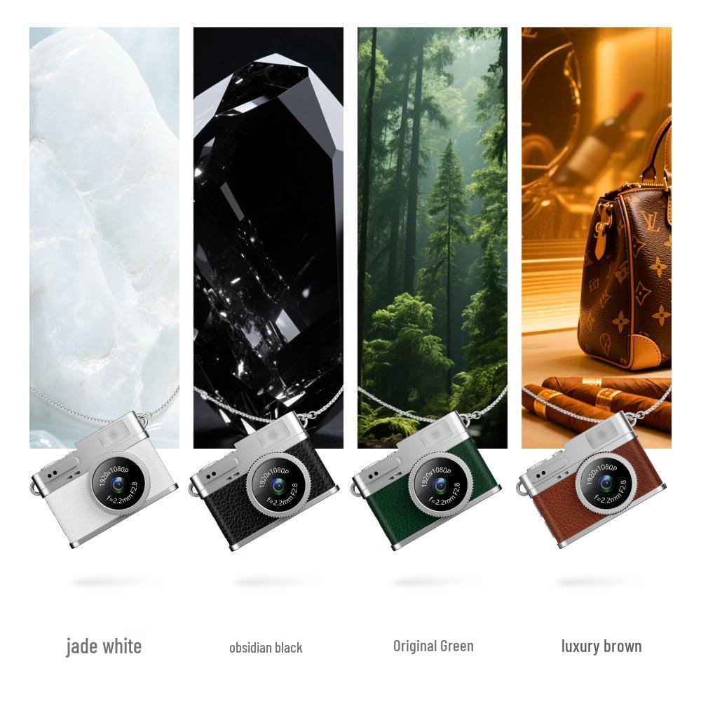 S150 Mini HD Necklace Camera: Wearable Pendant with Video Recording