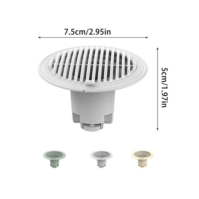 Bathroom Shower Drain Stopper Anti-Odor Strainer Floor Drain Hair Catcher Water Filter Insect-Proof Deodorant Plug