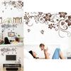 Beautiful Butterfly Vine Flower Vinyl Wall Decals Featuring Stylish Plant Theme For Home Enhancement