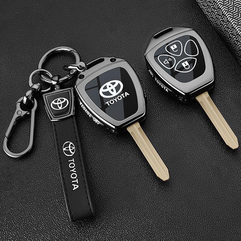 Suitable for the old Toyota straight key case Corolla Rav4 Camry Crown Ruizhi Prado car buckle shell men