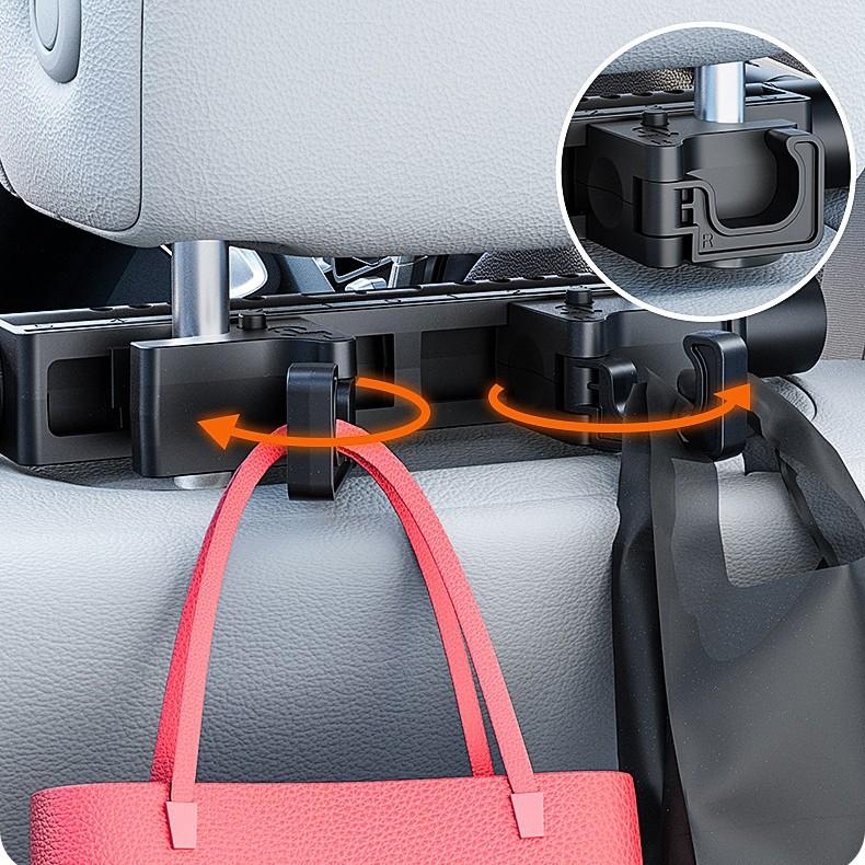 Doppelhaken multifunktionales Autokissen, Memory-Schaum Seitenschläfer Kopfstütze, Auto Nackenkissen schlafende Kopfstütze