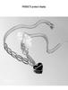 Black Heart Pendant Necklace: Stylish Women's Clavicle Chain - Light Luxury Summer Accessory