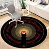 1pc The Lord of the Rings Office Round Area Rug, Indoor Mat Suitable For Office,Bedroom Living Room Home Decor, Room Deco A0926176