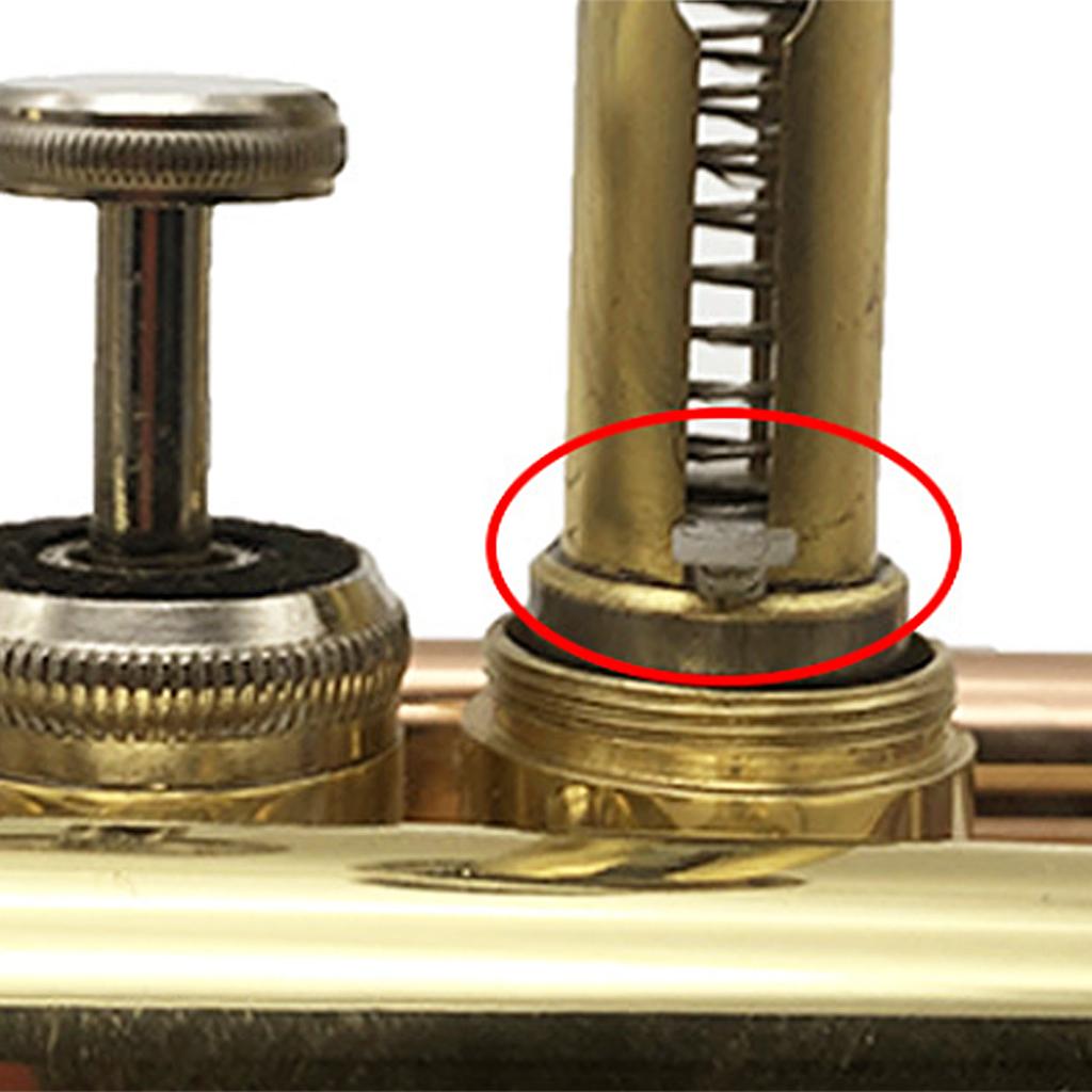 Trumpet Repair Set Trumpet Repair Part, Including Trumpet Valves Guide Felt Washer Water Key Cork Trumpet Valves Spring