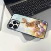 1PC Easter Bunny Eggs Phone Case For iPhone 16 15 14 13 12 17 PRO MAX PLUS Mini TPU Soft To Skin-friendly Case