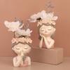 Cute Girl Flower Pot Succulent Pot Resin Planter Home Decoration Desktop Ornaments Garden Supplies Bonsai Plant Pot