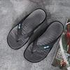 Flip-flops men's 2025 summer new trend outer wear beach pinch sandals non-slip and deodorant casual men's slippers