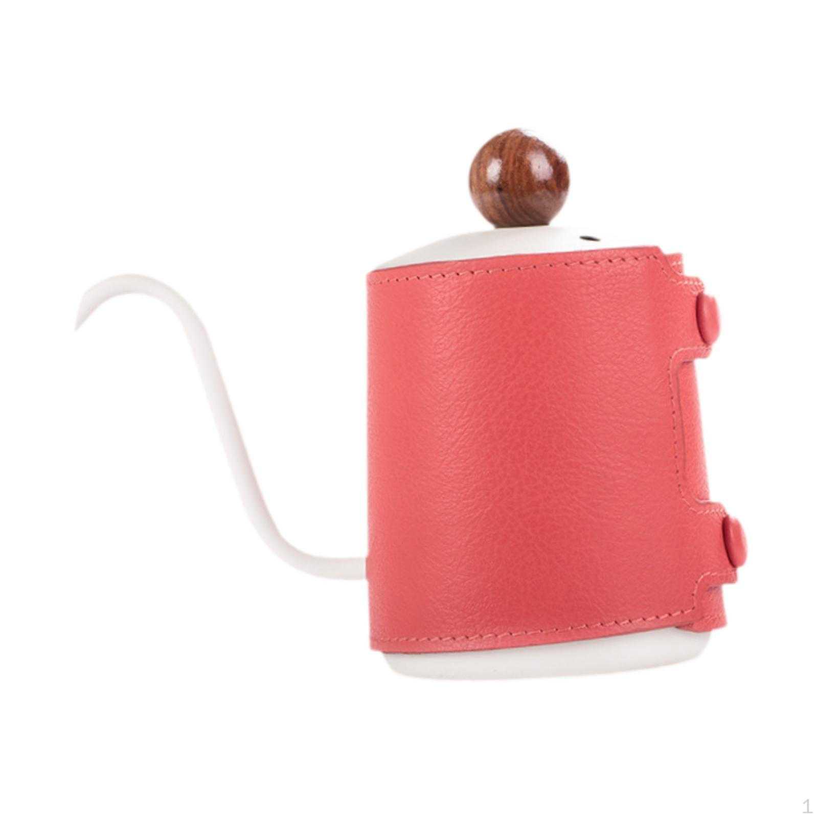 

Pour over Coffee Kettle Camping Pot Electric Stovetop Tea Kettles for Cafe червоний