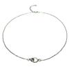 Elegant Double Circle Metal Alloy Necklace - Luxury Clavicle Chain Jewelry for Women
